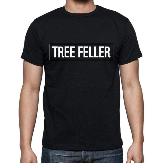 Tree Feller T Shirt Mens T-Shirt Occupation S Size Black Cotton - T-Shirt