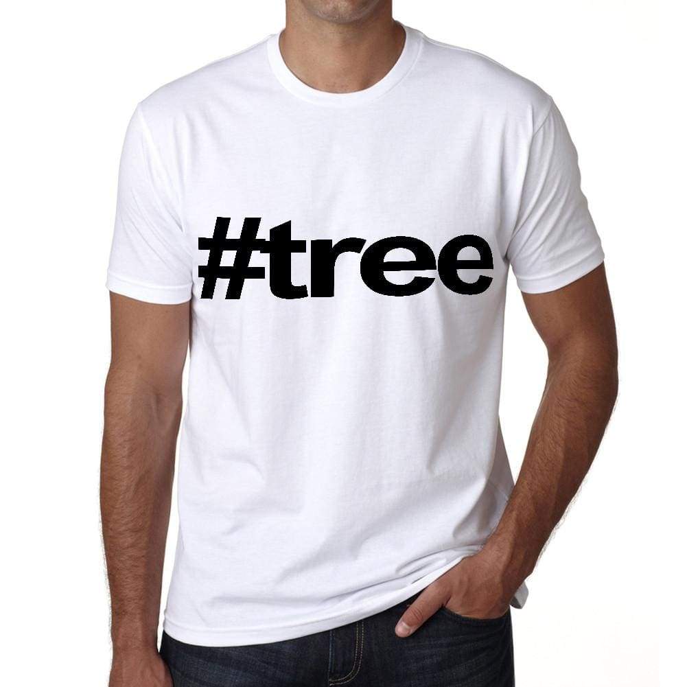 Tree Hashtag Mens Short Sleeve Round Neck T-Shirt 00076