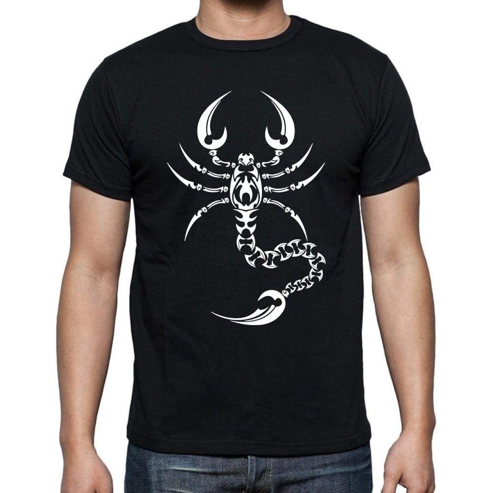 Tribal Scorpion Tattoo Black Gift T Shirt Mens Tee Black 00166