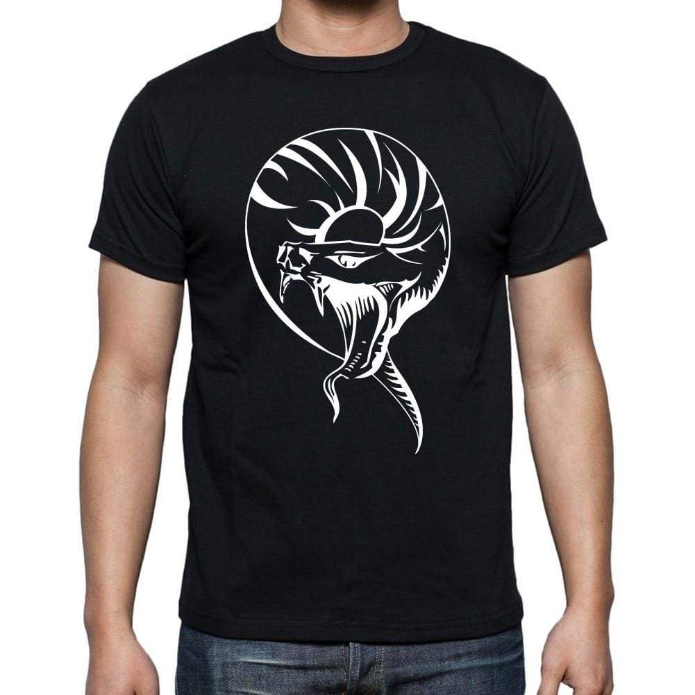Tribal Snake Tattoo 1 Black Gift T Shirt Mens Tee Black 00166