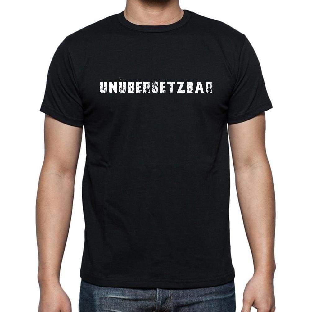 Unbersetzbar Mens Short Sleeve Round Neck T-Shirt - Casual