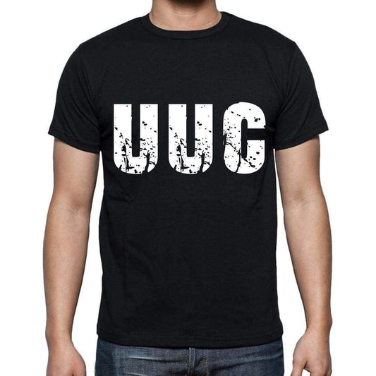 Uuc Men T Shirts Short Sleeve T Shirts Men Tee Shirts For Men Cotton Black 3 Letters - Casual