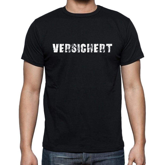 Versichert Mens Short Sleeve Round Neck T-Shirt - Casual