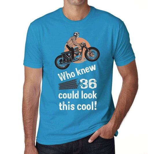 Who Knew 36 Could Look This Cool Mens T-Shirt Blue Birthday Gift 00472 - Blue / Xs - Casual