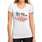 Womens Graphic T-Shirt Be My Valentine White - White / S / Cotton - T-Shirt