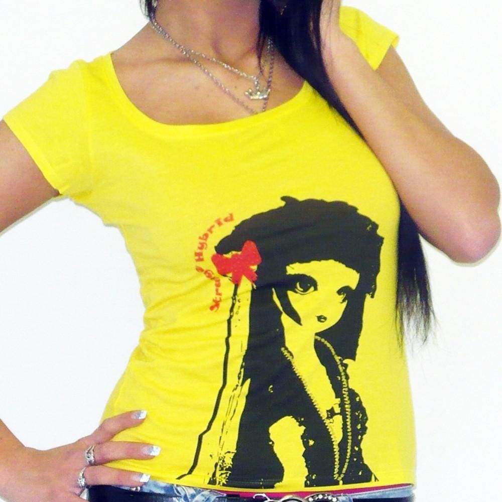 Womens T-Shirt One In The City Geisha Short-Sleeve Top
