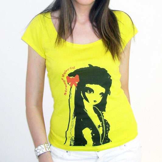 Womens T-Shirt One In The City Geisha Short-Sleeve Top