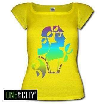Womens T-Shirt One In The City Night And Day Short-Sleeve Top