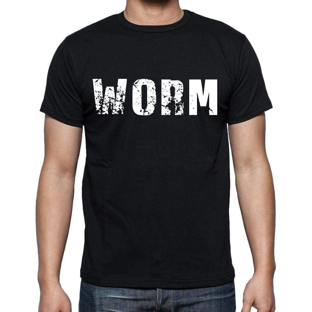Worm Mens Short Sleeve Round Neck T-Shirt 00016 - Casual