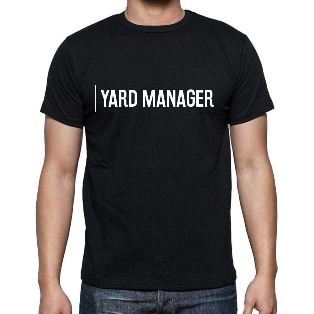 Yard Manager T Shirt Mens T-Shirt Occupation S Size Black Cotton - T-Shirt