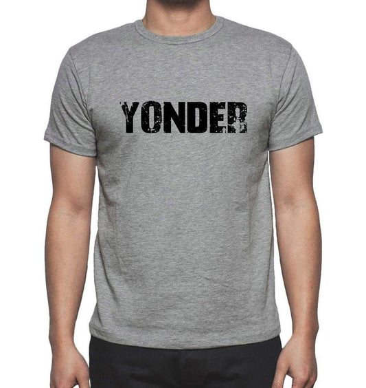Yonder Grey Mens Short Sleeve Round Neck T-Shirt 00018 - Grey / S - Casual
