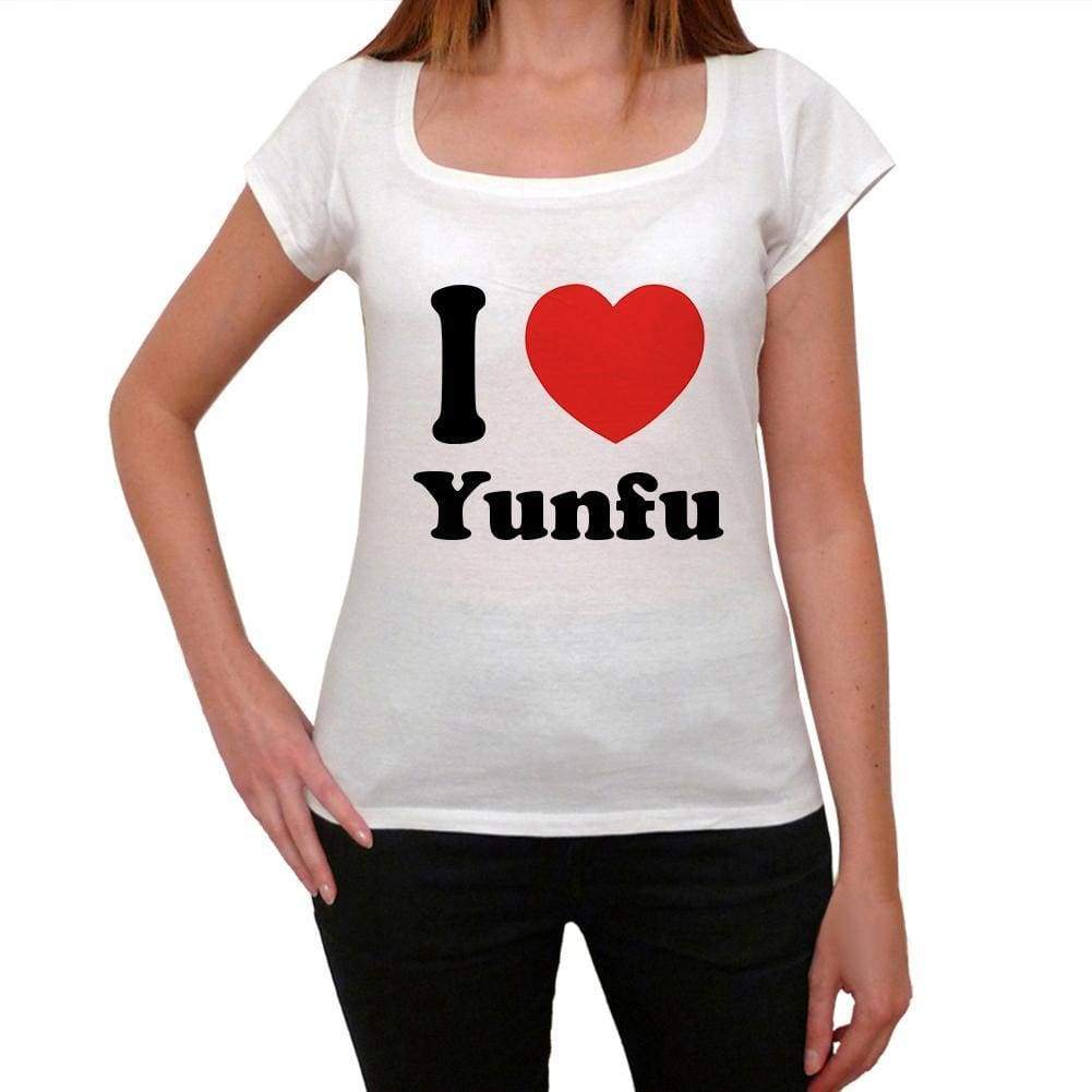 Yunfu T shirt woman,traveling in, visit Yunfu,Women's Short Sleeve Round Neck T-shirt 00031 - Ultrabasic